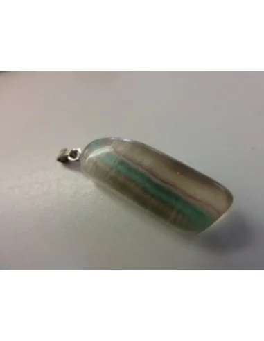 Pendentif fluorine argent