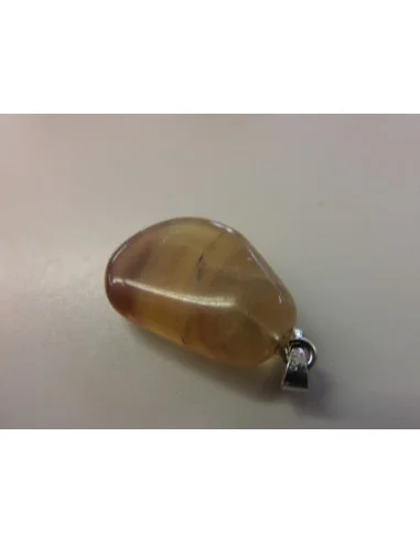 Pendentif fluorine argent