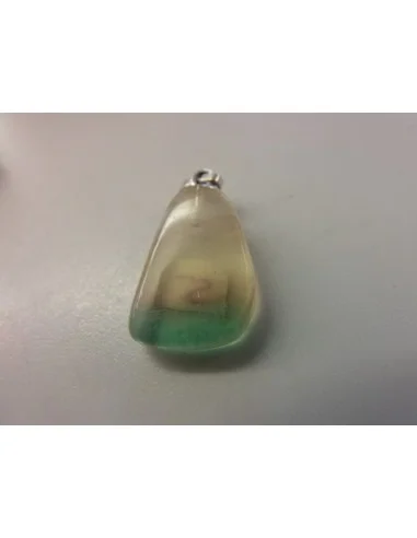 Pendentif fluorine argent