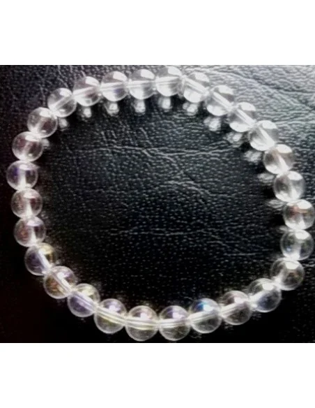 Aqua aura arc-en-ciel en bracelet