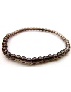 Quartz fumé bracelet 4mm