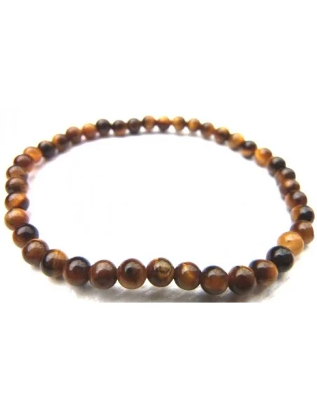 Bracelet en oeil de tigre 6mm Bracelet en oeil de tigre 6mm
