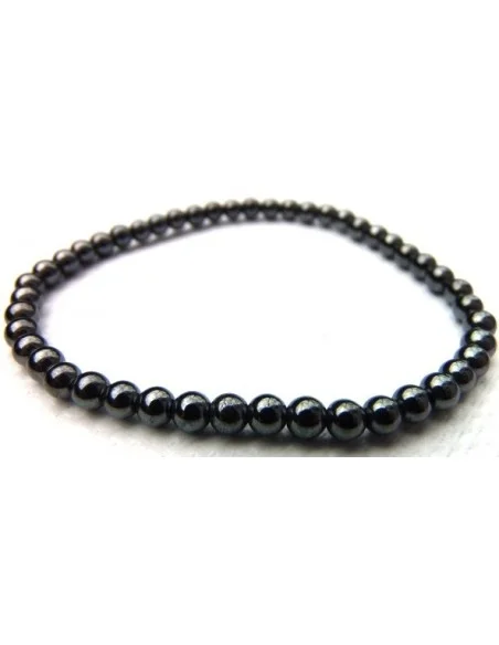 Bracelet hématite 4mm