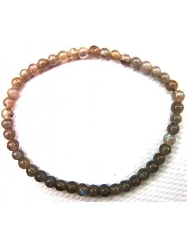Labradorite en bracelet  4mm