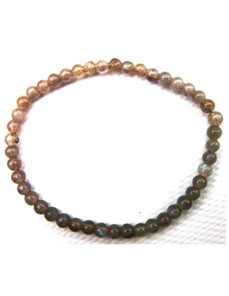 Labradorite en bracelet  4mm