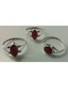 Bague Rubis argent Taille 59