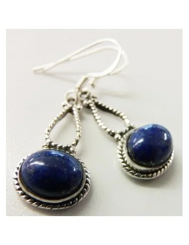Boucle lapis en argent