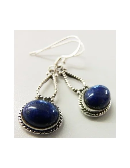Boucle lapis en argent