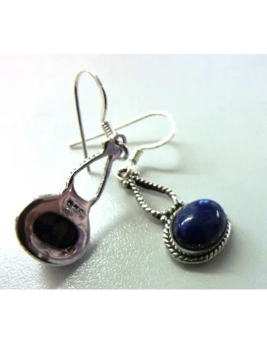 Boucle lapis en argent