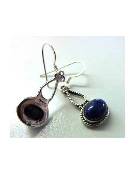 Boucle lapis en argent