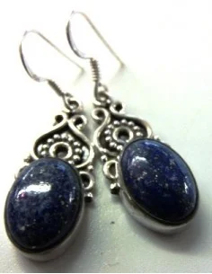 Boucle lapis en argent