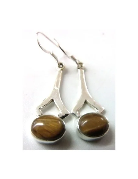 Boucles doreilles oeil de tigre Boucles doreilles oeil de tigre