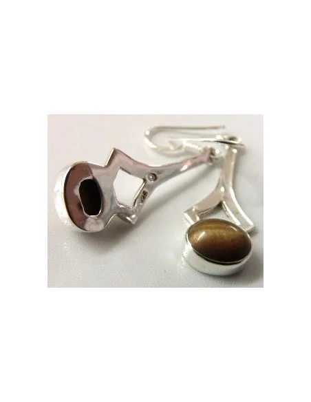 Boucles doreilles oeil de tigre Boucles doreilles oeil de tigre