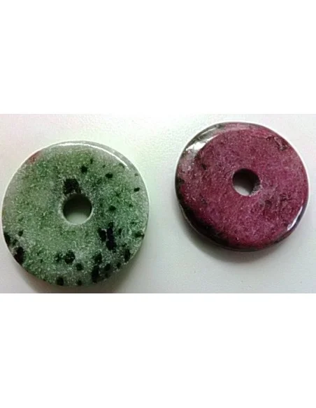 Fuchsite P.I. chinois, Fuchsite aux rubis donuts Fuchsite P.I. chinois, Fuchsite aux rubis donuts