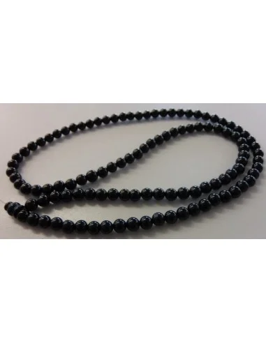 Mala tourmaline noire 6mm