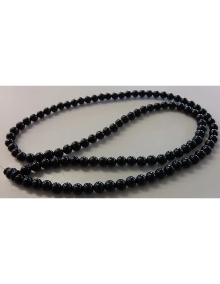 Mala tourmaline noire 6mm