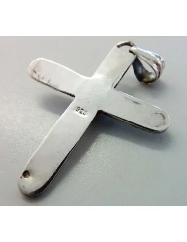 Black star croix argent