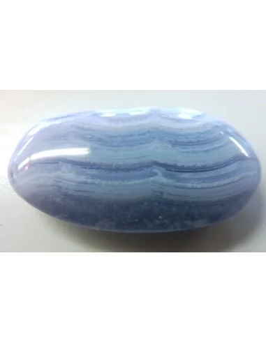 Calcedoine bleue galet plat  36 a 51g