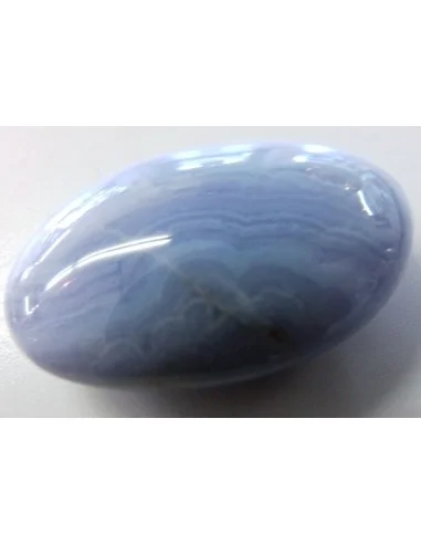 Calcedoine bleue galet plat  36 a 51g