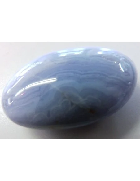 Calcedoine bleue galet plat  36 a 51g
