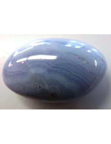 Calcedoine bleue galet plat  36 a 51g