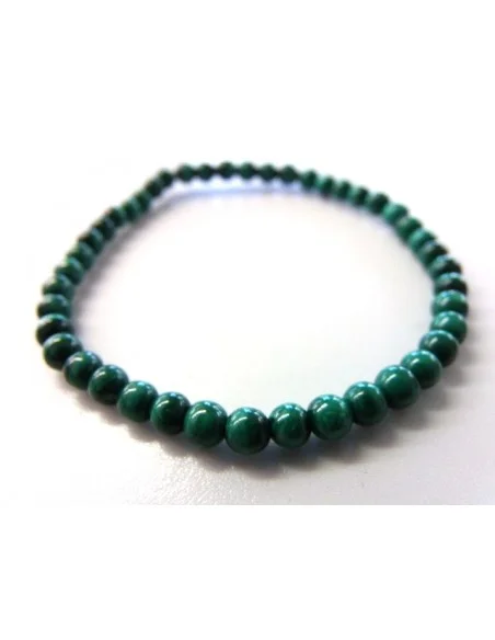 Bracelet malachite 0,5cm/5mm