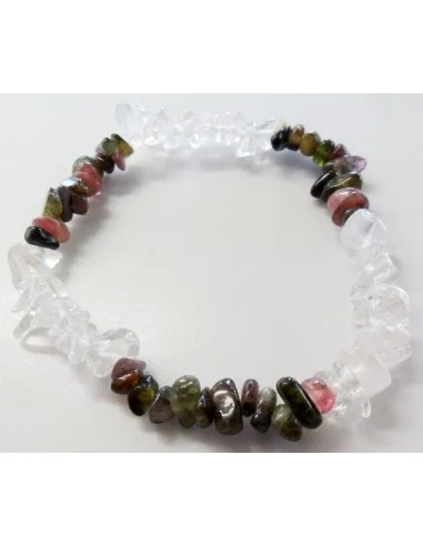 Tourmalines couleurs, cristal bacelet premier prix