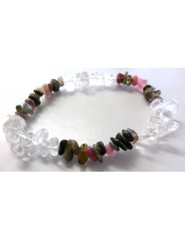 Tourmalines couleurs, cristal bacelet premier prix