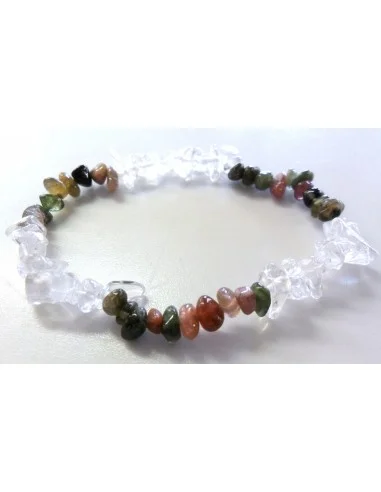 Tourmalines couleurs, cristal bacelet premier prix