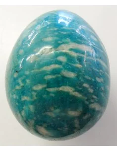 Oeuf amazonite 40 a 45mm 2