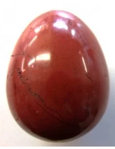 Oeuf jaspe rouge 40 a 45mm