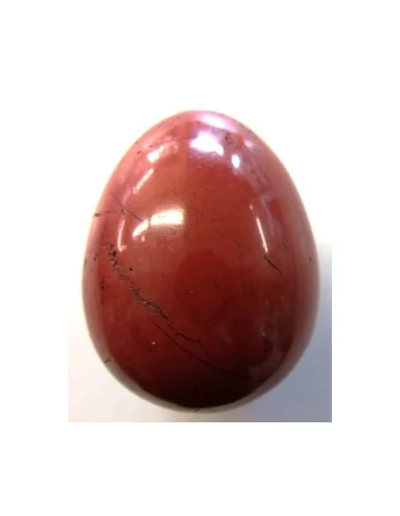 Oeuf jaspe rouge 40 a 45mm