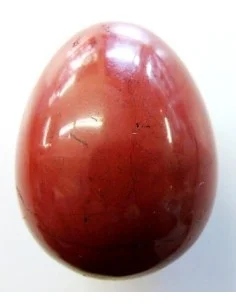 Oeuf jaspe rouge 40 a 45mm 2