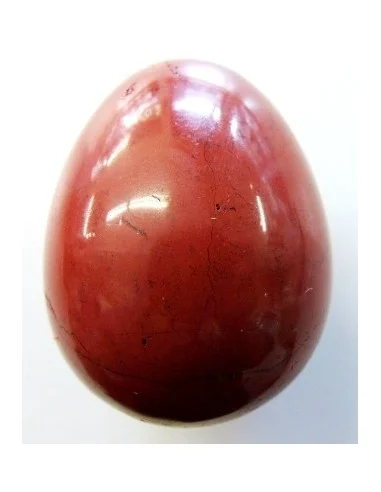 Oeuf jaspe rouge 40 a 45mm