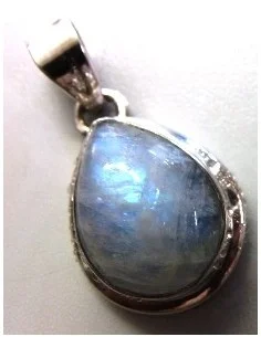 Pendentif pierre de lune argent