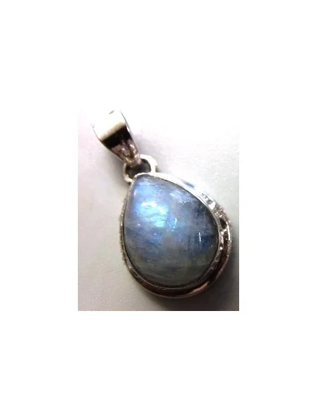 Pendentif pierre de lune argent Pendentif pierre de lune argent