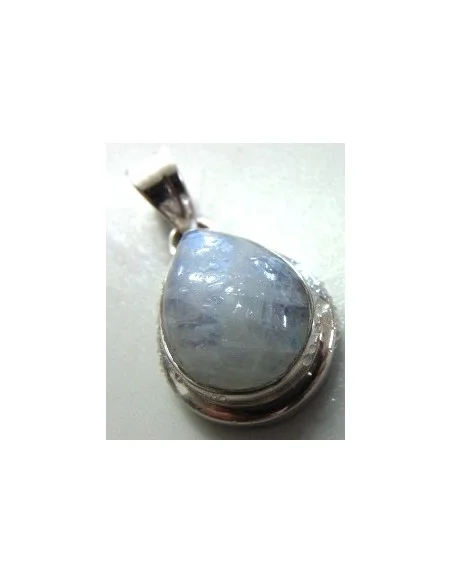 Pendentif pierre de lune argent Pendentif pierre de lune argent