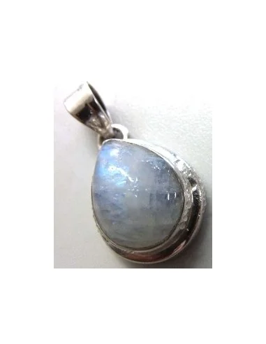 Pendentif pierre de lune argent