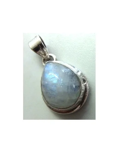 Pendentif pierre de lune argent