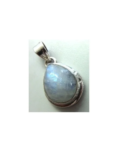 Pendentif pierre de lune argent Pendentif pierre de lune argent