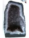 Améthyste, quartz rutiles  Géode chapelle