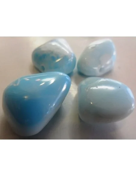 Aragonite bleue en pendentif