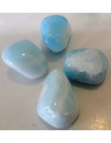 Aragonite bleue en pendentif