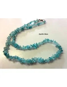 Collier baroque apatite bleue