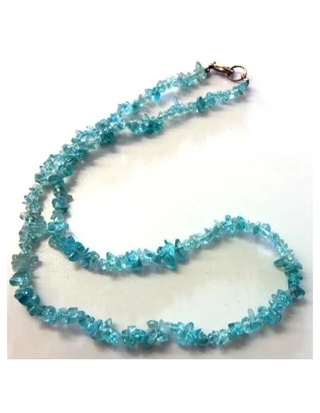 Collier baroque apatite bleue Collier baroque apatite bleue