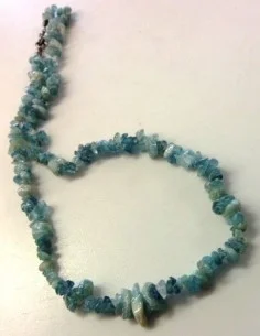 Collier baroque aigue marine 2