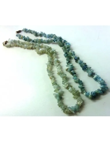 Collier baroque aigue marine