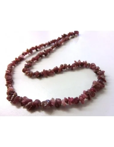 Tourmaline rose collier baroque