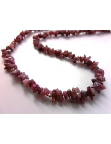 Tourmaline rose collier baroque