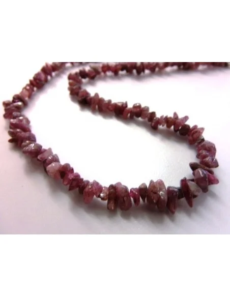 Tourmaline rose collier baroque Tourmaline rose collier baroque